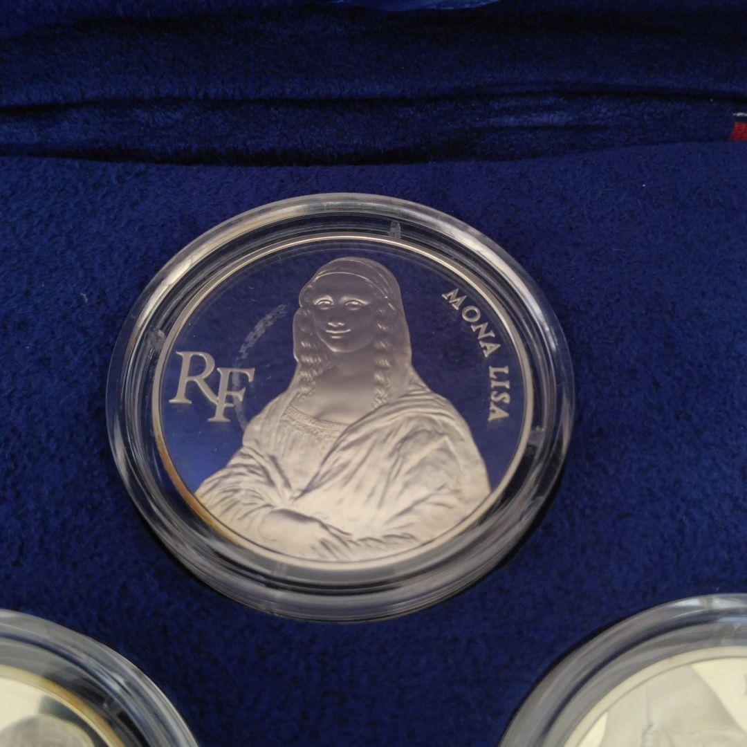 ルーヴル美術館200周年 銀貨セット