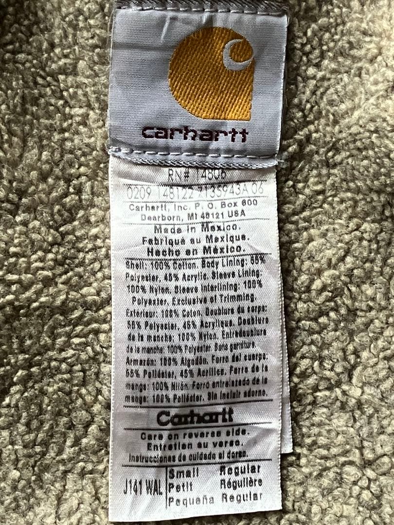 鬼フェード！Carhartt シエラジャケット J141 S レアカラーWAL！