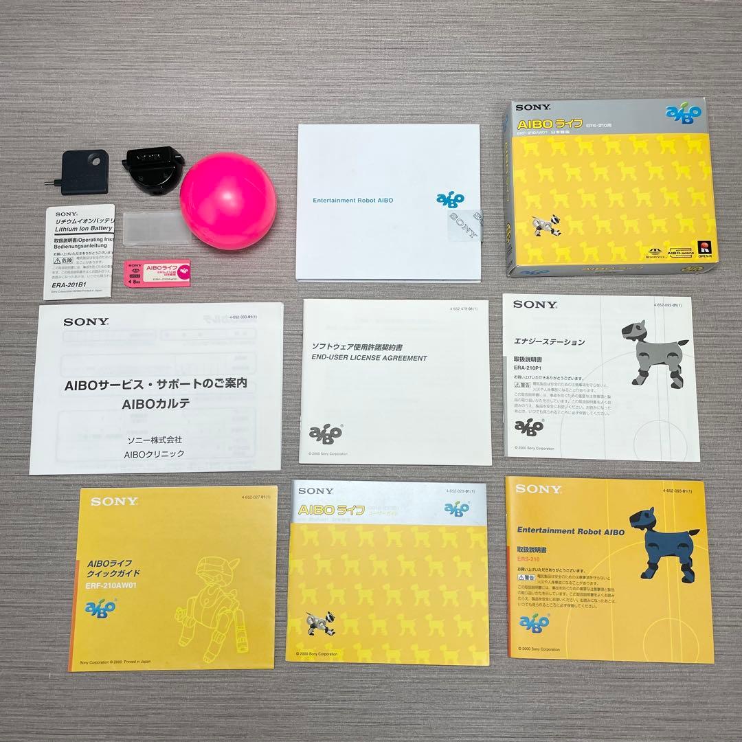 ソニーSONY エンターテイメントロボットアイボAIBO ERS-210ブラック