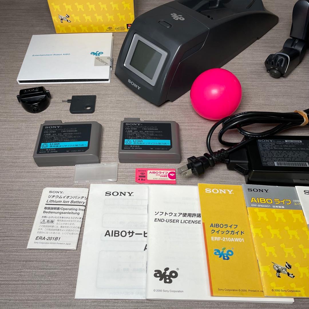 ソニーSONY エンターテイメントロボットアイボAIBO ERS-210ブラック