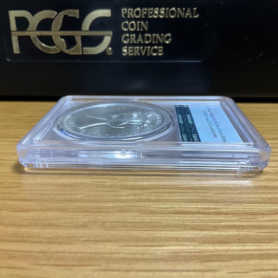 【新品】Silver Eagle イーグル銀貨2023 PCGS MS70