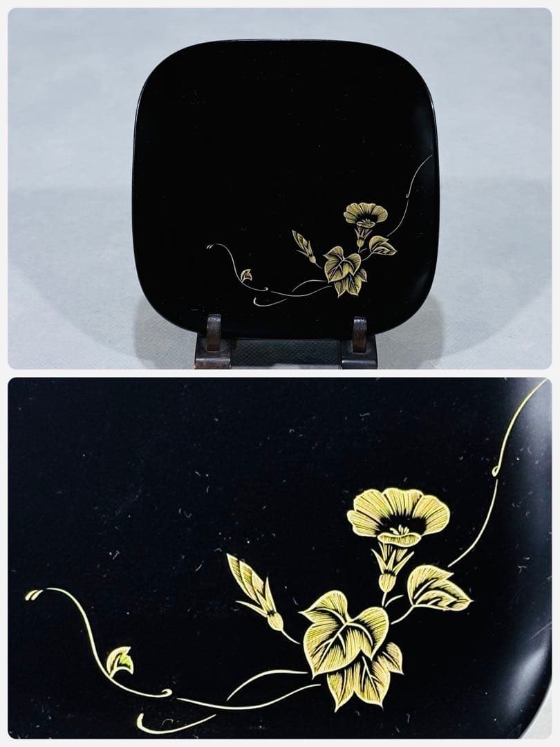 輪島塗　中山強造　図替 銘々皿　美品　共箱　茶道　懐石道具　送料込