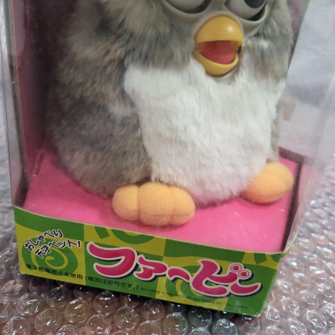 中古品 ファービー Furby 日本語版 取扱説明書、辞書、血統書、箱付き