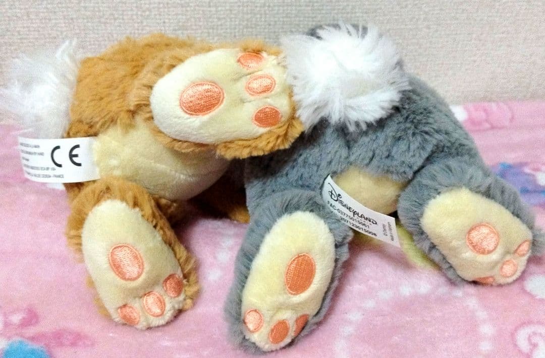 とんすけ・ミスバニーのぬいぐるみ（抱きしめられるタイプ）ディズニーランドinパリ