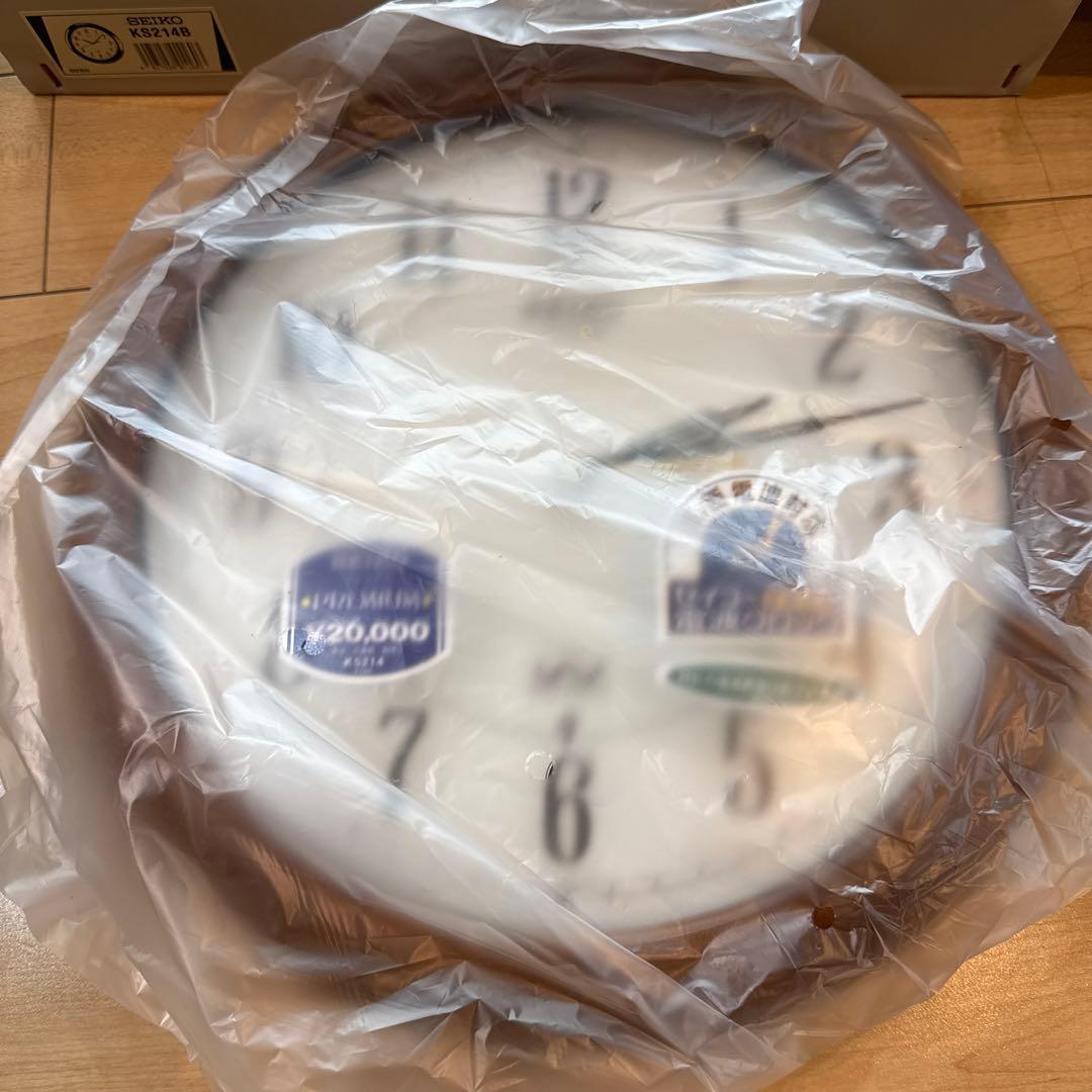 SEIKO 電波掛時計 KS214 木製フレーム セイコー 時計
