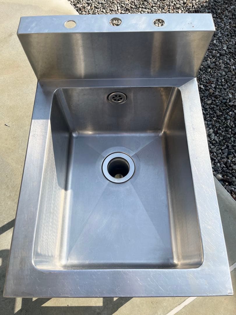 ステンレス1槽シンク 流し台 業務用　450×600×80