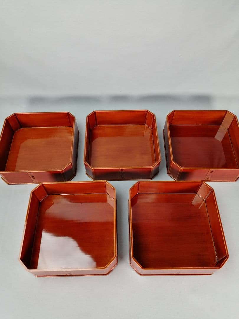 【茶事道具】春慶塗大徳寺重　重箱、弁当箱、主菓子　懐石道具