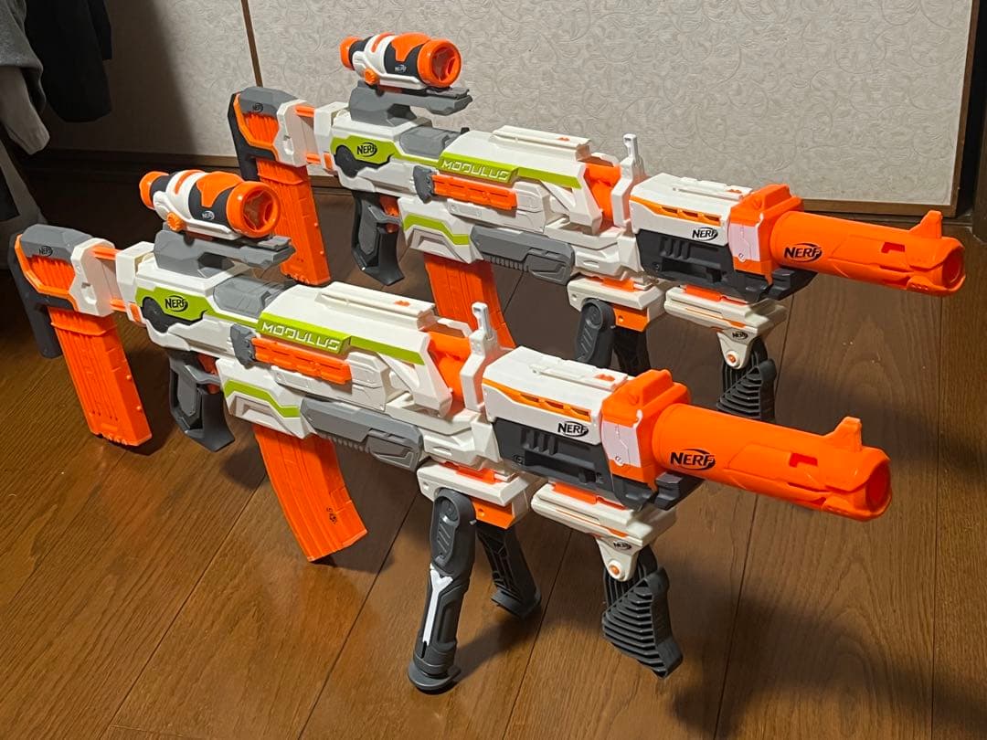ナーフ モジュラス ECS-10 +追加パーツ 2個セット オレンジトリガー