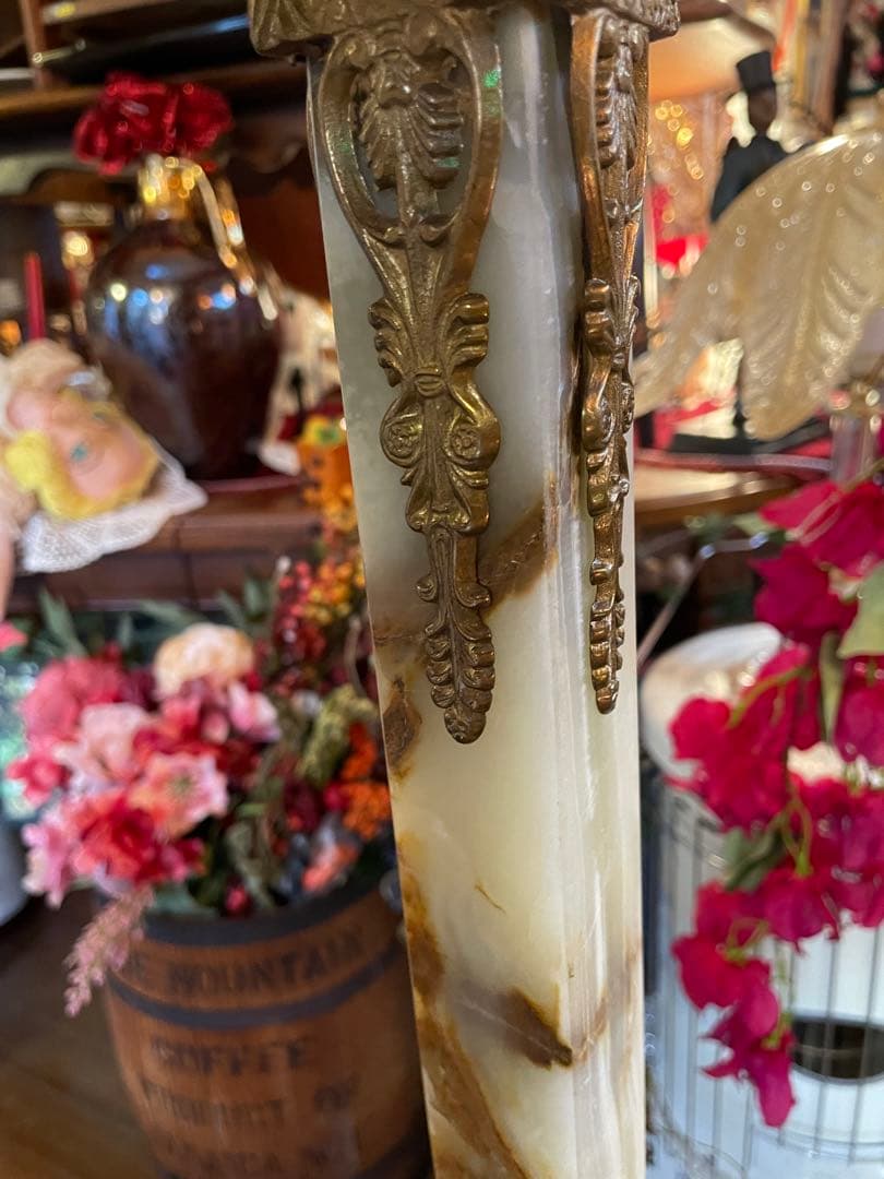 大理石 真鍮　ハンガーラック　コートハンガー