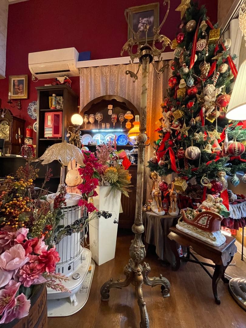 大理石 真鍮　ハンガーラック　コートハンガー