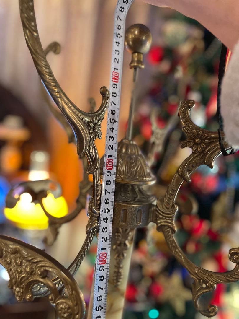 大理石 真鍮　ハンガーラック　コートハンガー