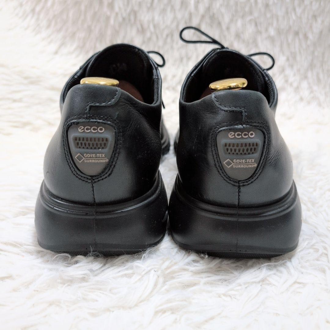 【美品】エコー ゴアテックス ビジネスシューズ ブラック 28.5cm