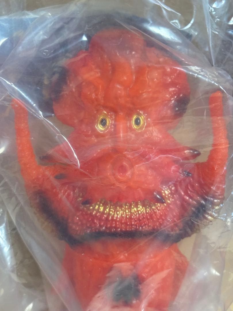 安楽安作 ゾロメデール 蛍光オレンジ ソフビ 検索 ゴジラ ウルトラマン 怪獣