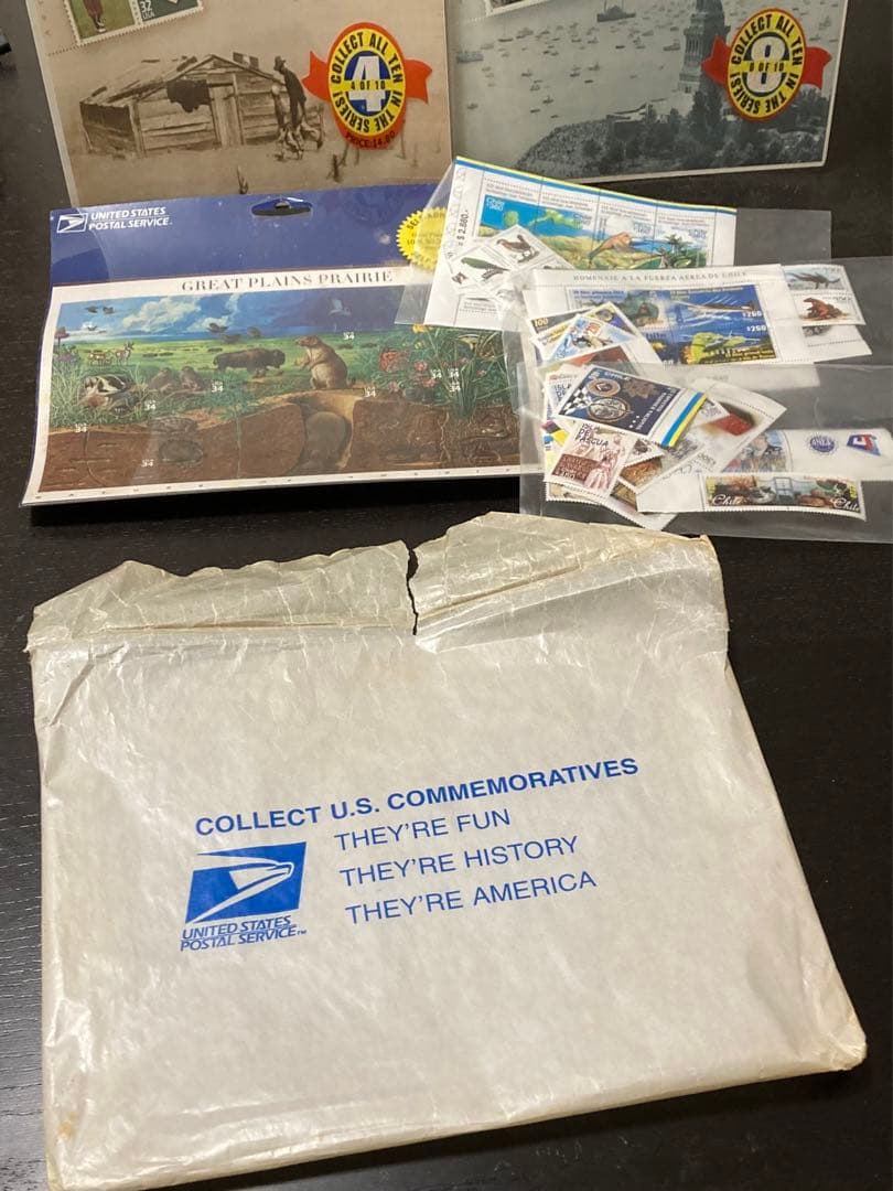 切手コレクション　アメリカ歴史 American Stamps Vintage