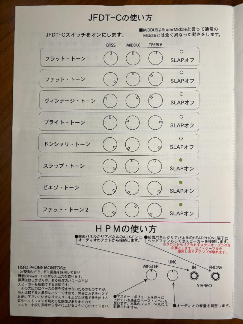 【最終価格】JIRAUD JFDT-HA（ベース用プリアンプ）