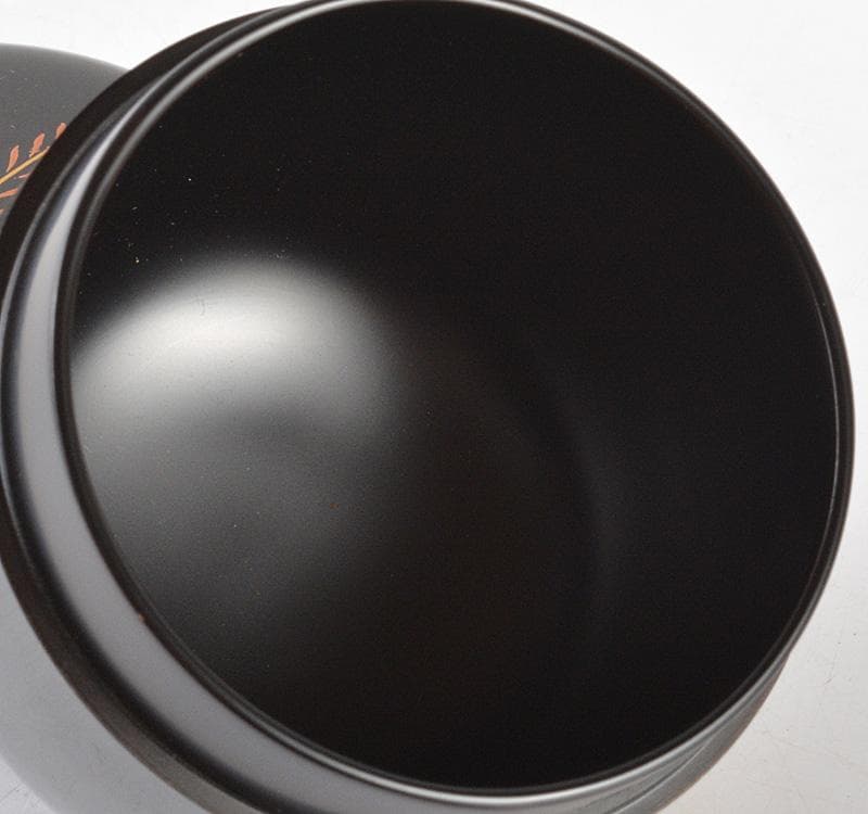 茶道具　輪島塗　蒔絵師　一后一兆監修　萩棗　共箱　V　R5117