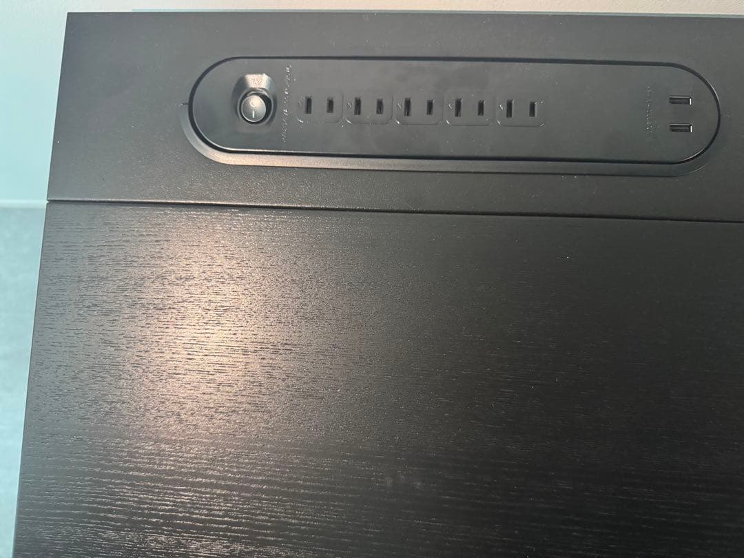 【完成品/美品】IKEA ミッツォーン 昇降式デスク ブラック オフィスデスク