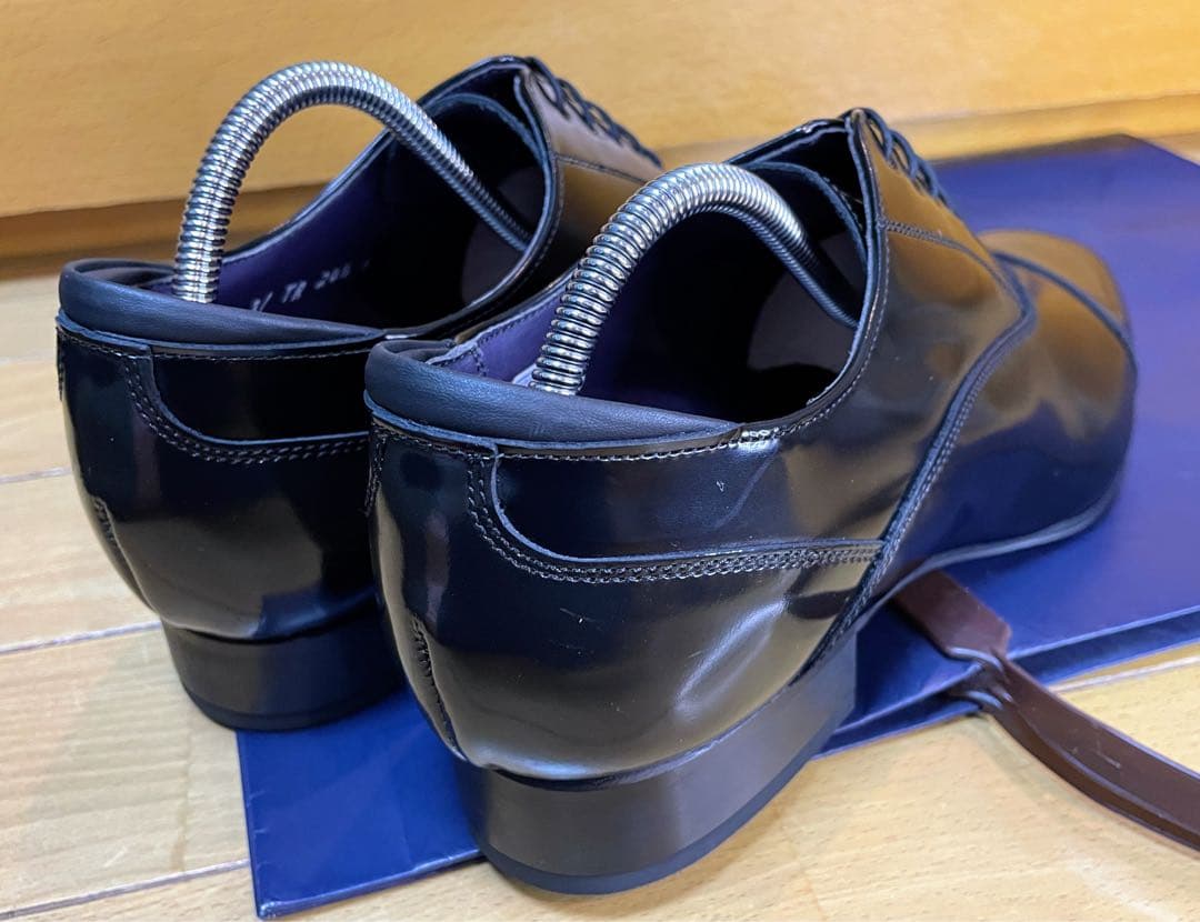 【りーま様】リーガルストレートチップビジネスシューズスクラッチタフレザー24.5