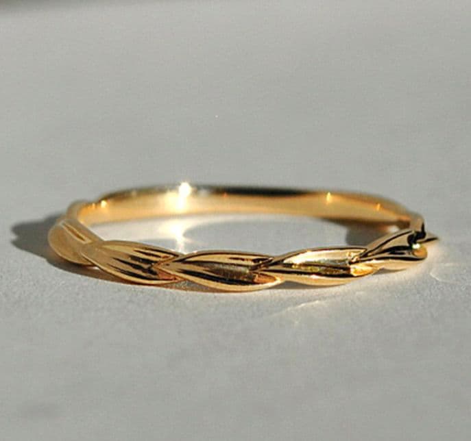 【Coffret a bijoux】 18KYGリング 10号