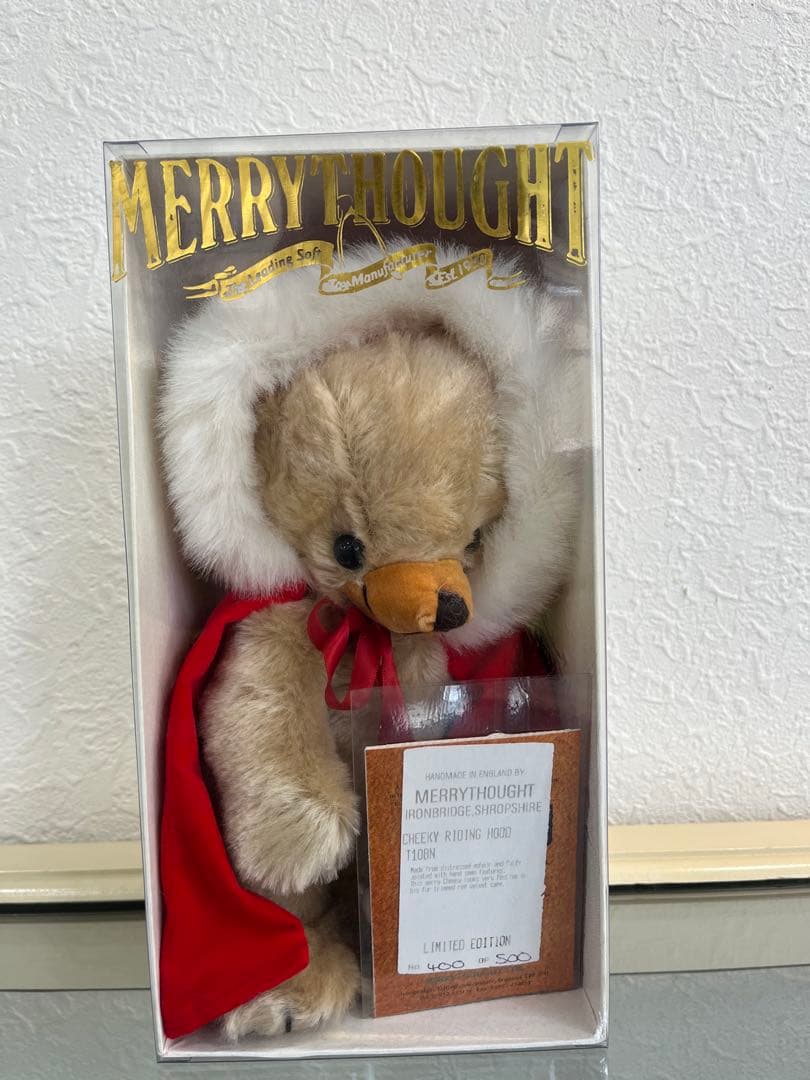 メリーソートMerry Thought 限定版ぬいぐるみ 1999年　クリスマス