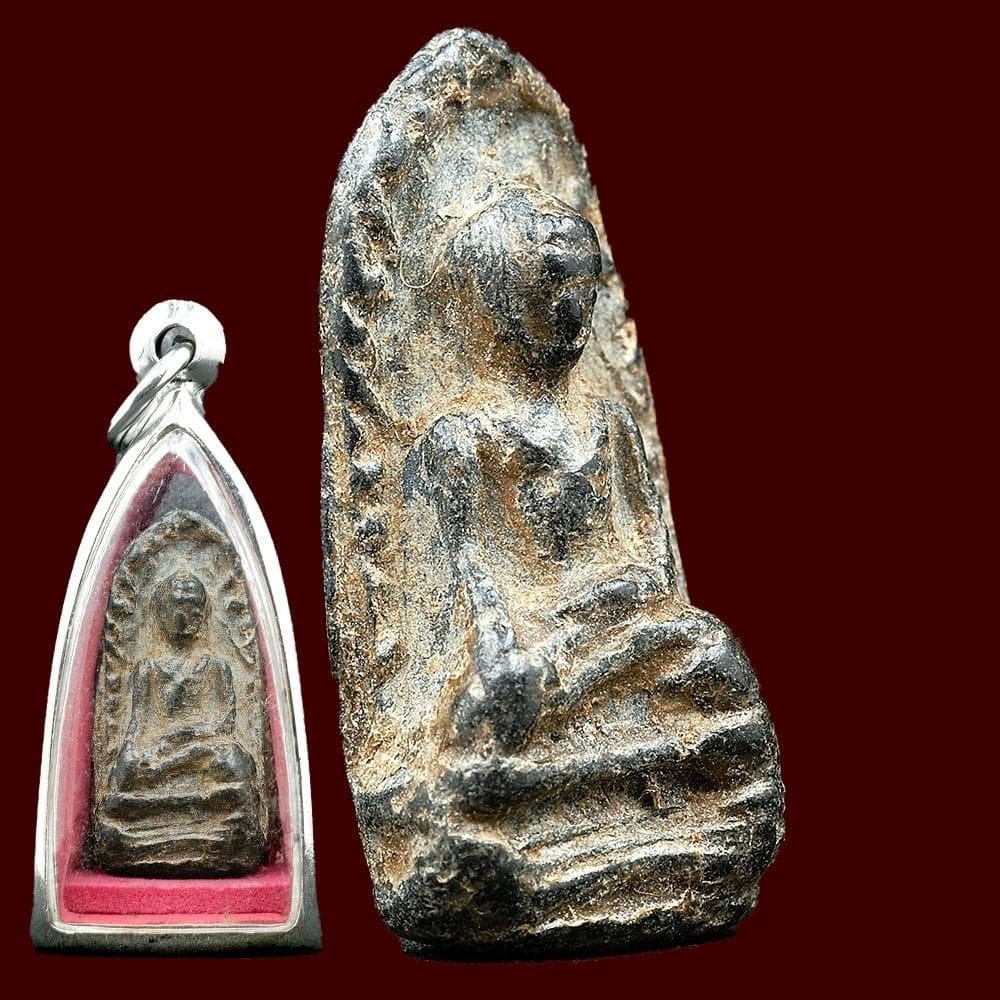 1400年前 ドヴァーラヴァティー時代 1745 古代プラクルアン 仏像 呪物