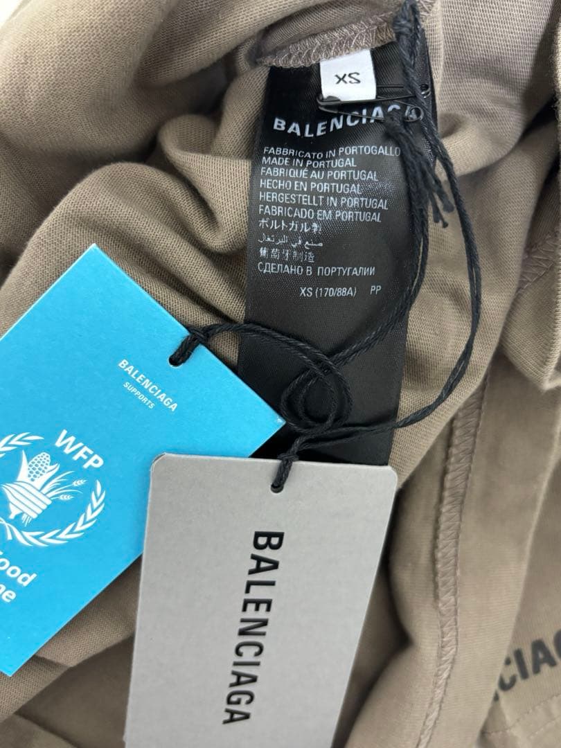 トップス BALENCIAGA WFP T WOLD FOOD PROGRAMME