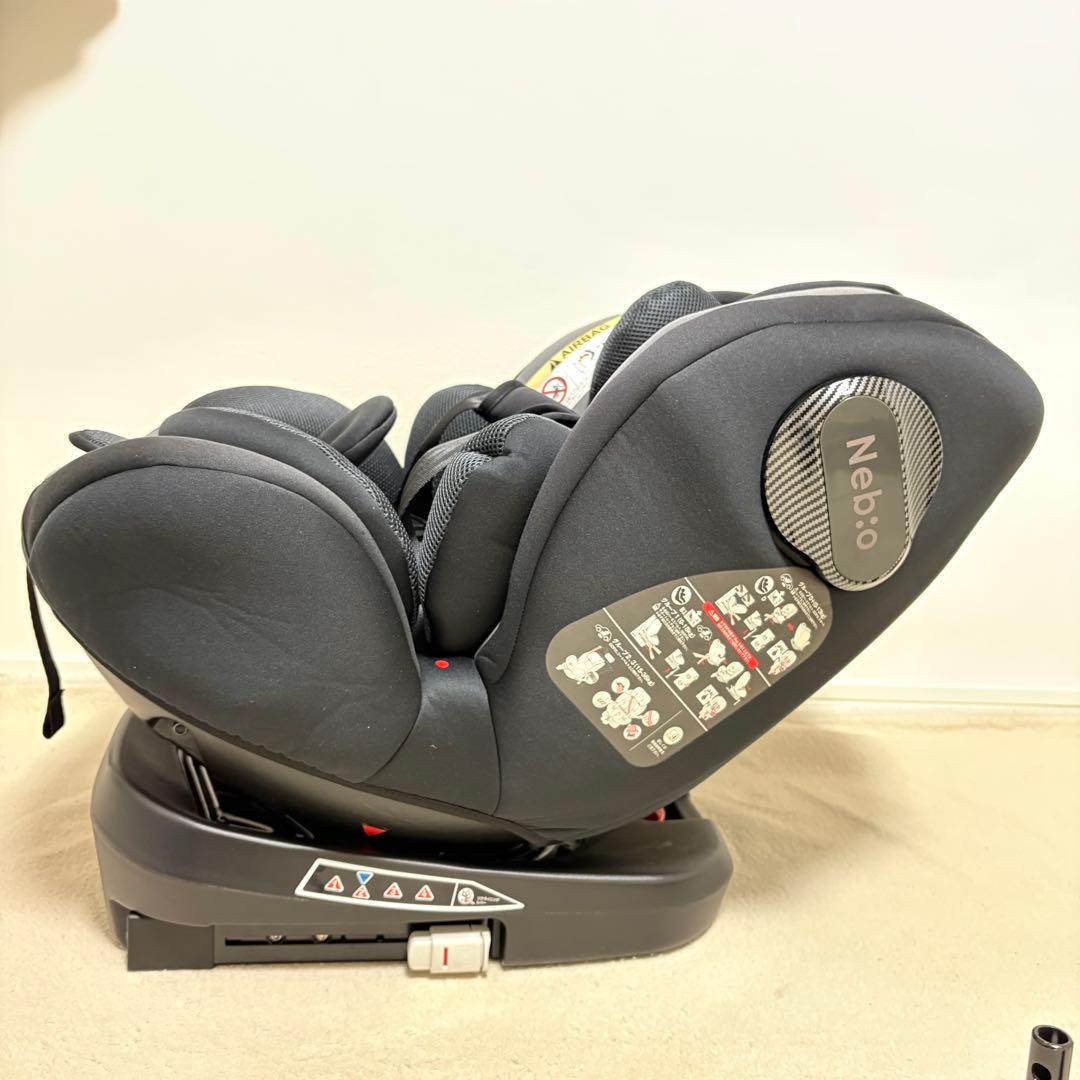 美品✨　ネビオ　nebio ターンピット　ISOFIX　ブラック　新生児　11歳
