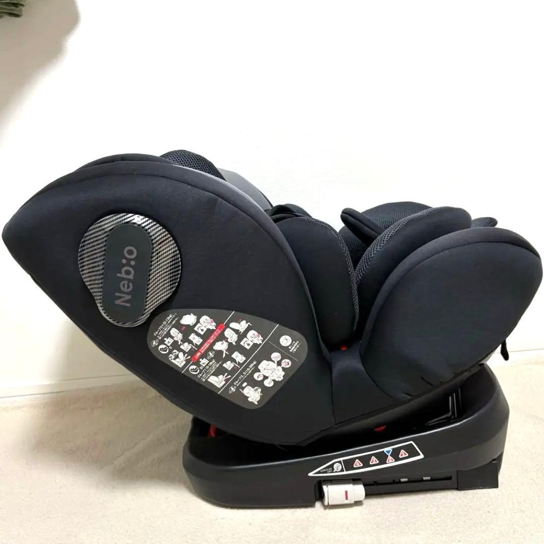 美品✨　ネビオ　nebio ターンピット　ISOFIX　ブラック　新生児　11歳