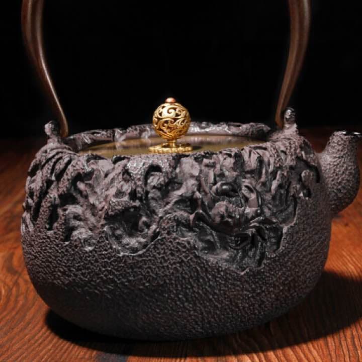 SW 松紋堂 鉄器 急須 伝統工芸 手作り 鉄分補給 鉄瓶　003