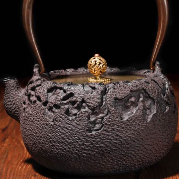 SW 松紋堂 鉄器 急須 伝統工芸 手作り 鉄分補給 鉄瓶　003