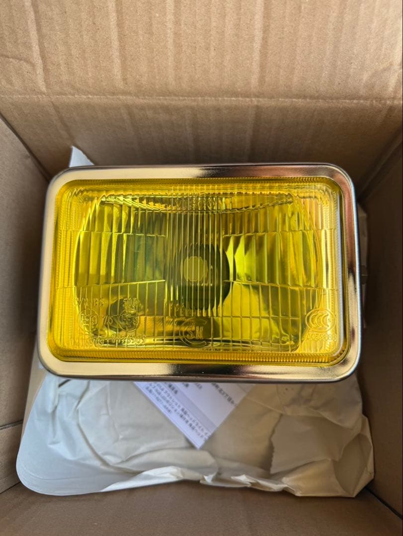 ワンズ角型ヘッドライト 角目ヘッドライト CBR400F Z400GP 新品