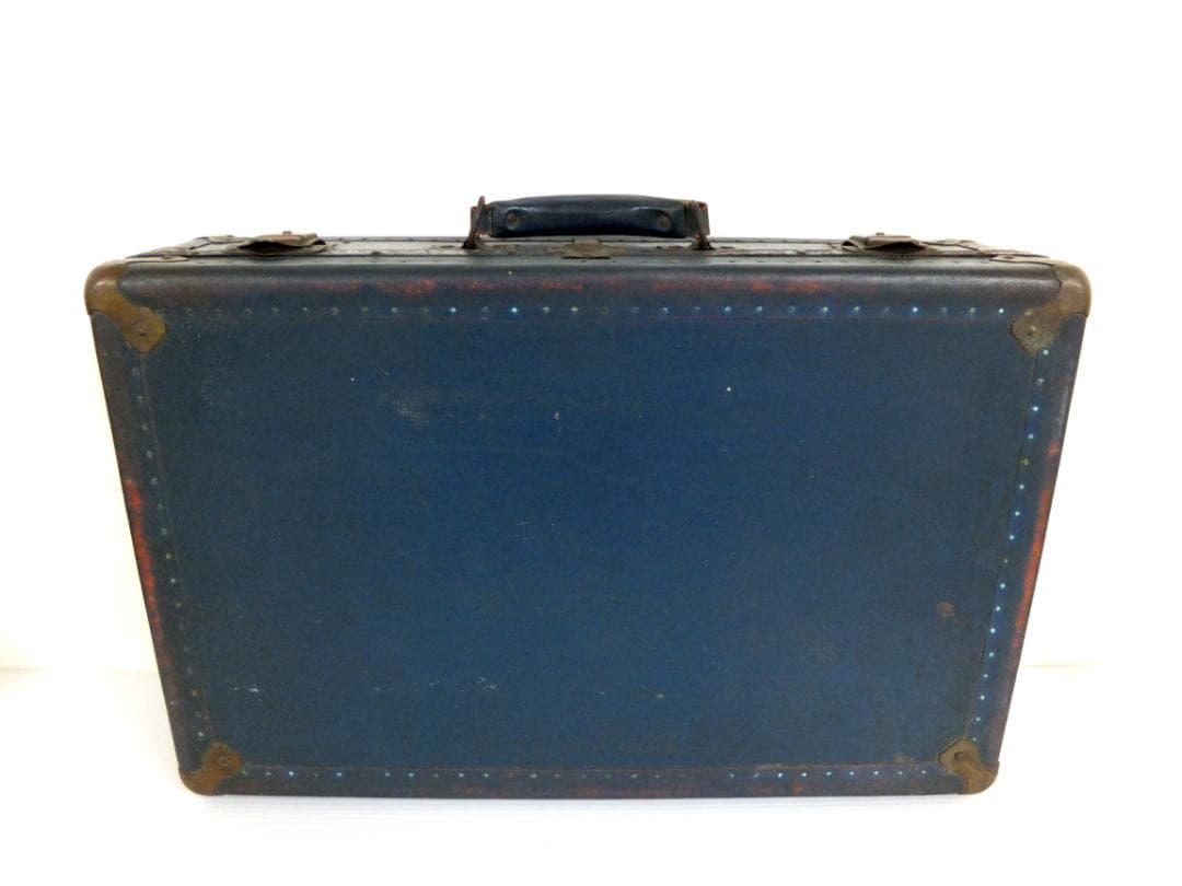 D543 軍物 プロペラ 翼 旭日 マーク 旧日本軍 トランク 鞄 アンティーク