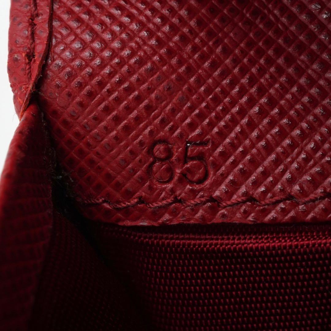 ✨未使用に近い✨　PRADA ミニ財布　サフィアーノレザー　サフィアーノ　レッド