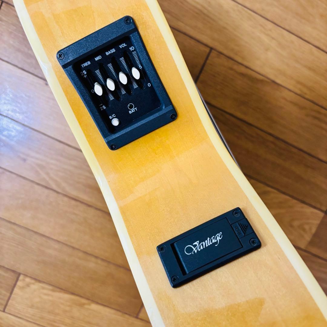 【希少品】vantage VB30CE エレクトリックアコースティックベース
