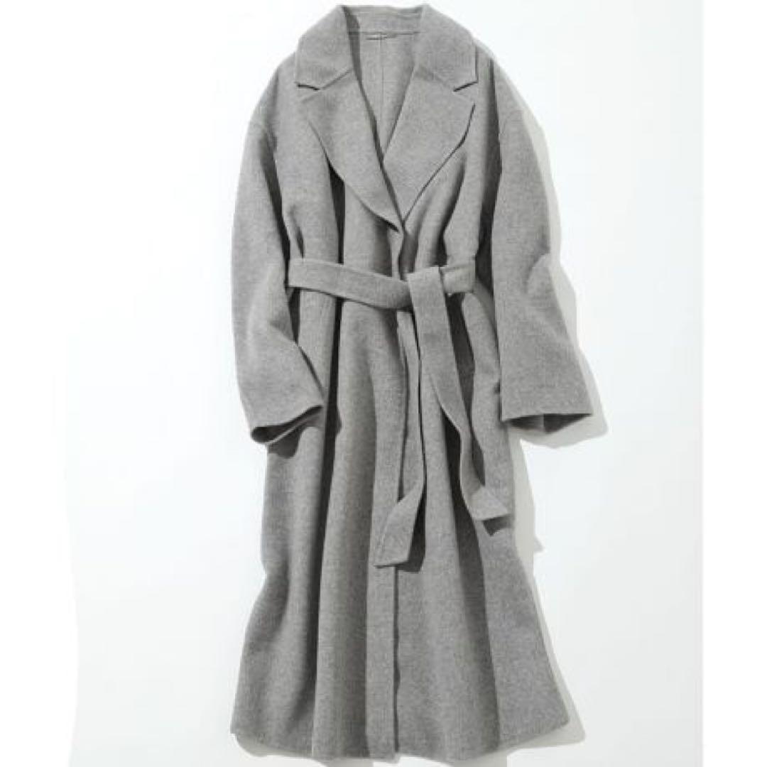 美品⁂23区⁂リバーロングコート　マンテコ　雑誌掲載　人気　大きいサイズ　5L