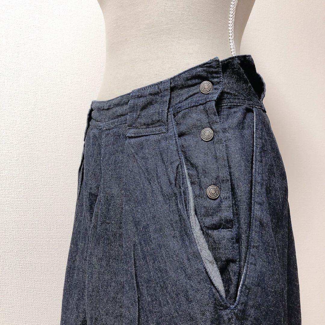 KAPITAL★キャピタル★デニム★ワイドハーフパンツ★ガウチョパンツ★1