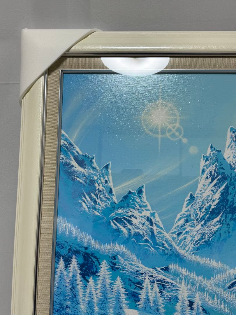 ジョン・ラッテンベリー　クリスタルブルー　シルクスクリーン