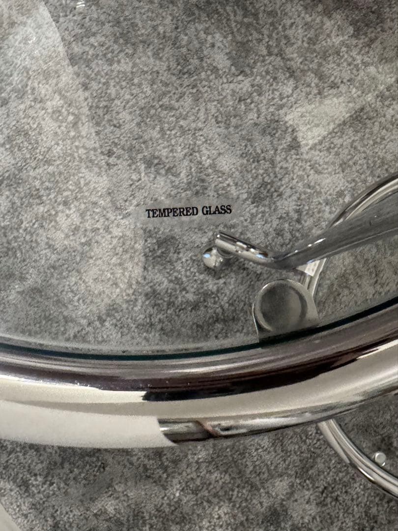 ミッドセンチュリー　テーブル　ガラス 3段サイドテーブル　モダン 机　可変式