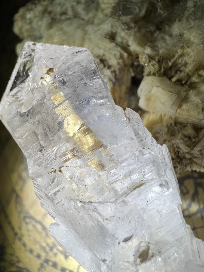 龍脈の精髄 エレスチャル水晶ポイント 保護猫支援