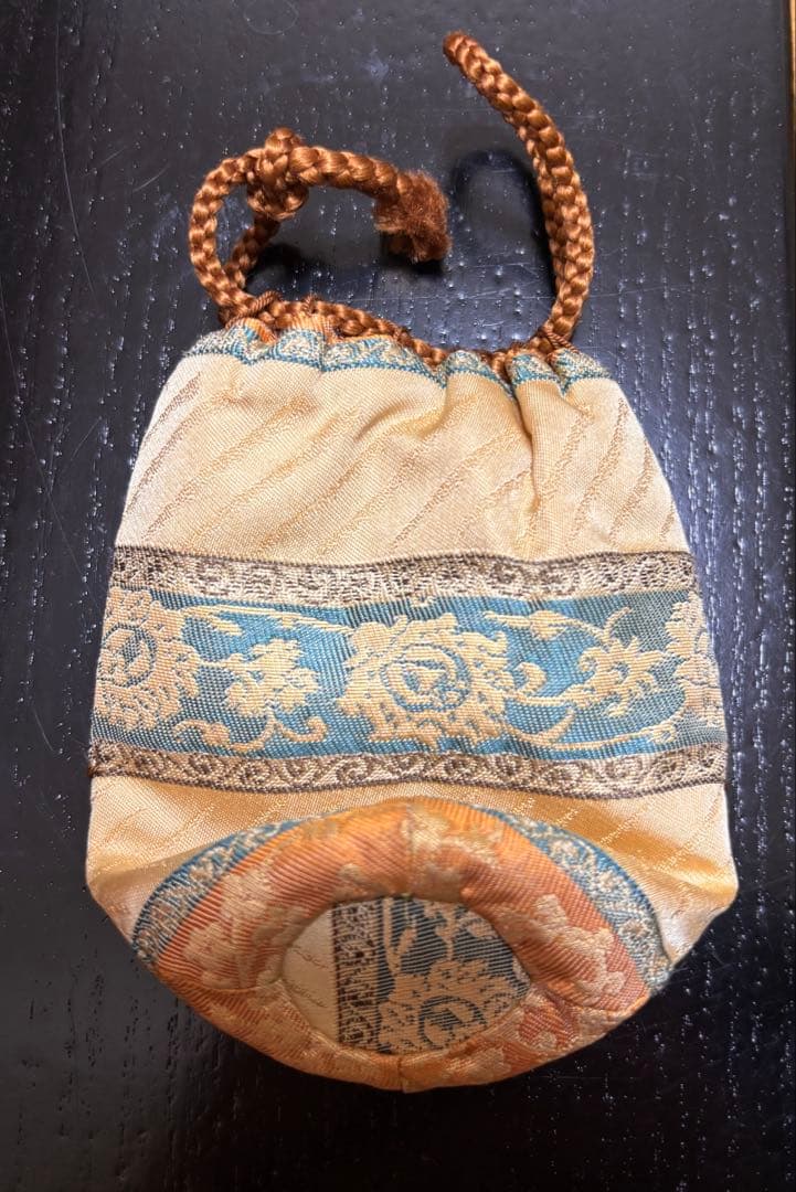 古瀬戸茶入　八十二作　茶道具 陶器製 円筒形 茶色