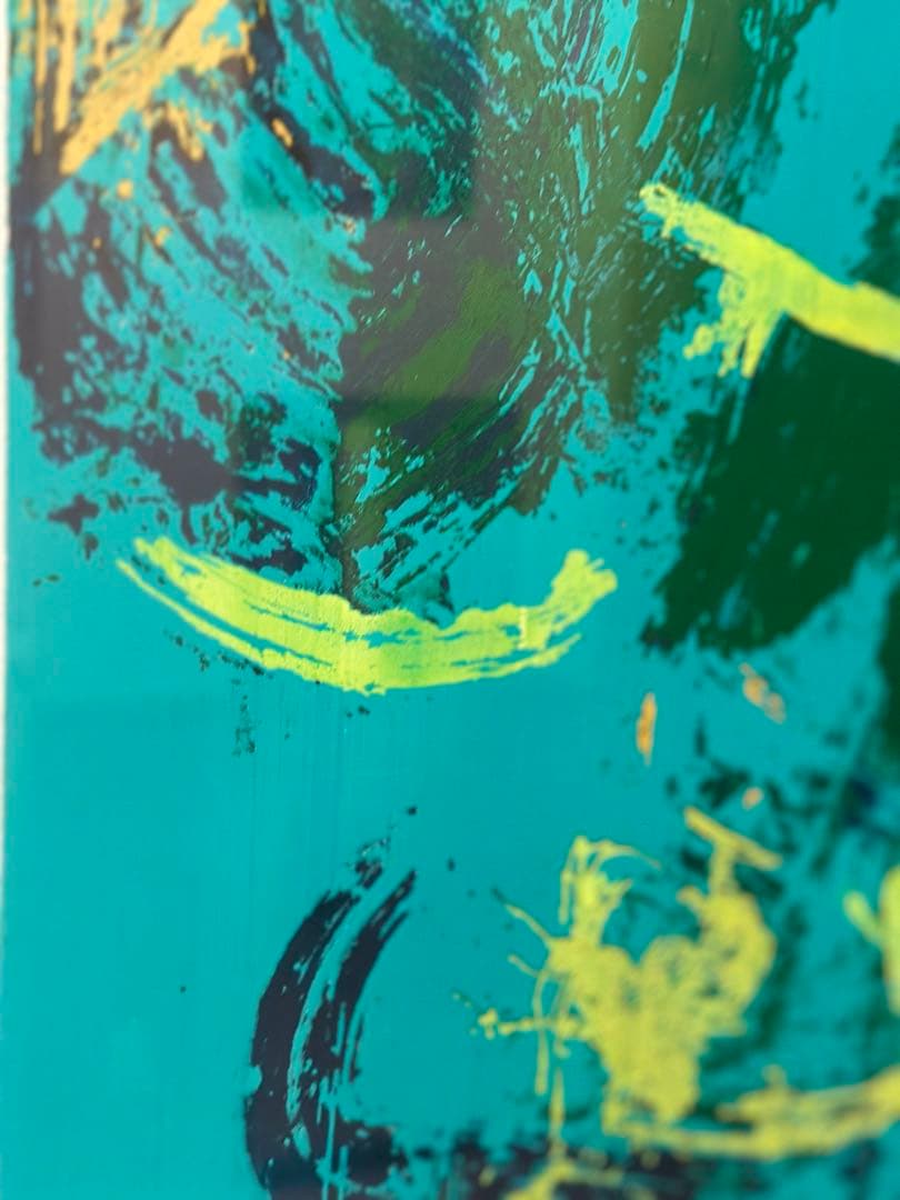 真作　希少　井田幸昌　Yukimasa Ida Miko 緑 版画