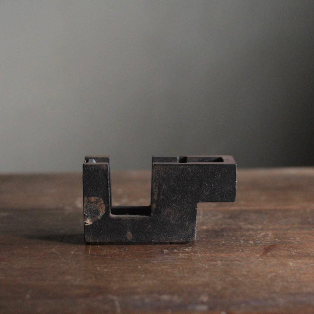 ニチバン 鉄製 テープカッター 昭和レトロ 古道具 アンティーク オブジェ