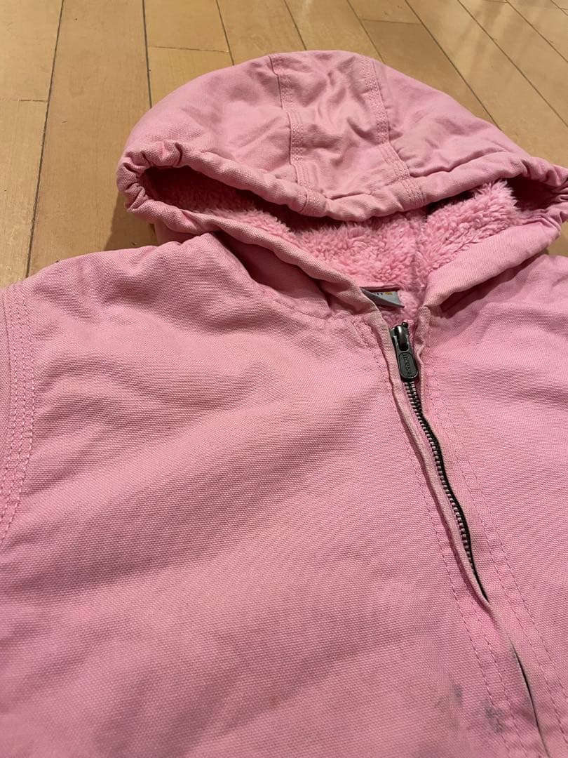 s*a様 希少品 Carhartt アクティブジャケット ピンク ボア カーハー