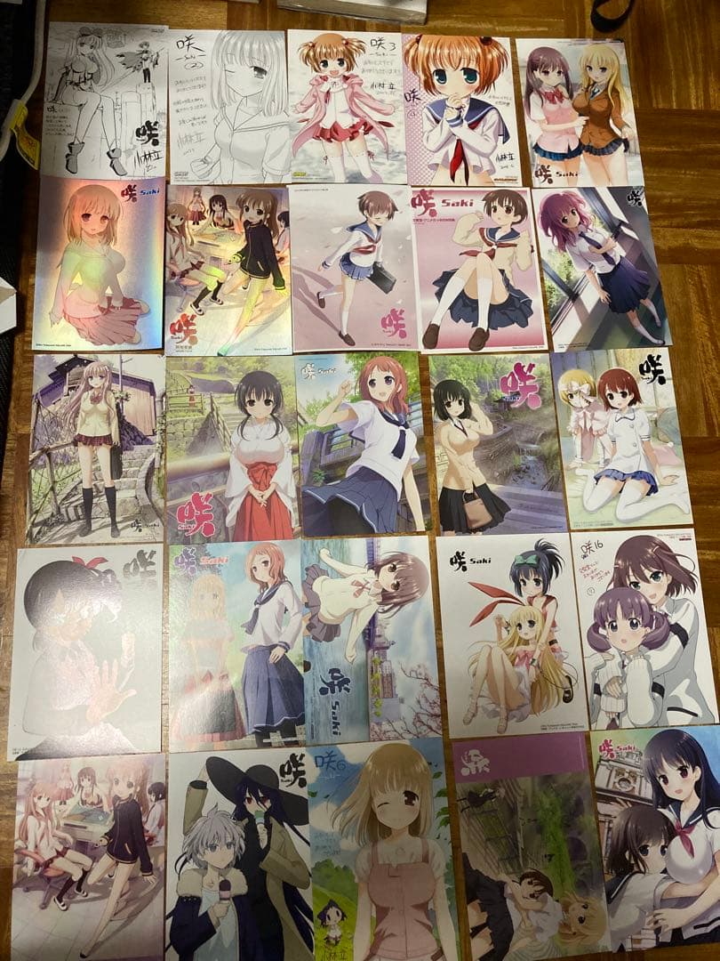 咲‐Saki‐ 1~17巻まで 店舗購入特典 ポストカード 大量まとめ売り