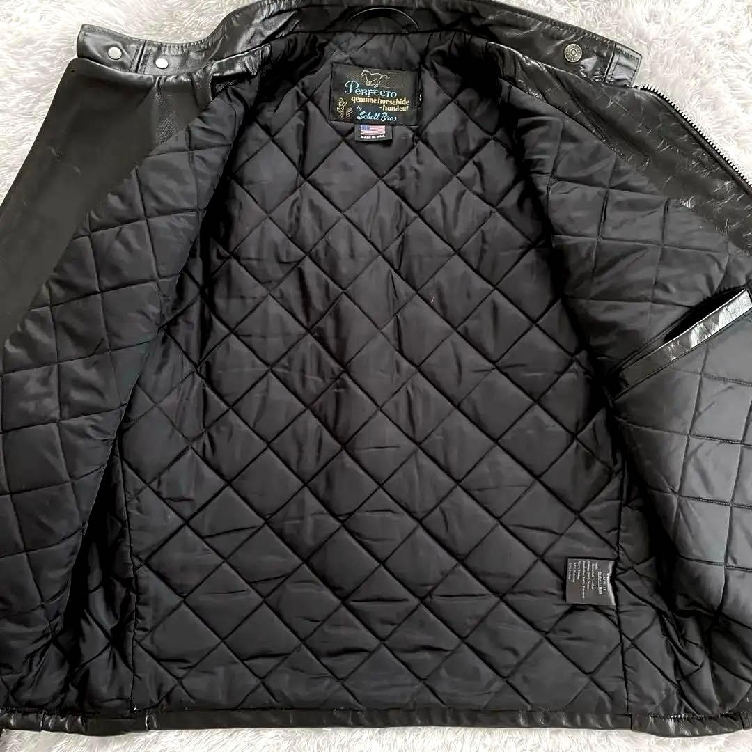 USA製 Schott ライダースジャケット 641HH 馬革 ホースハイド