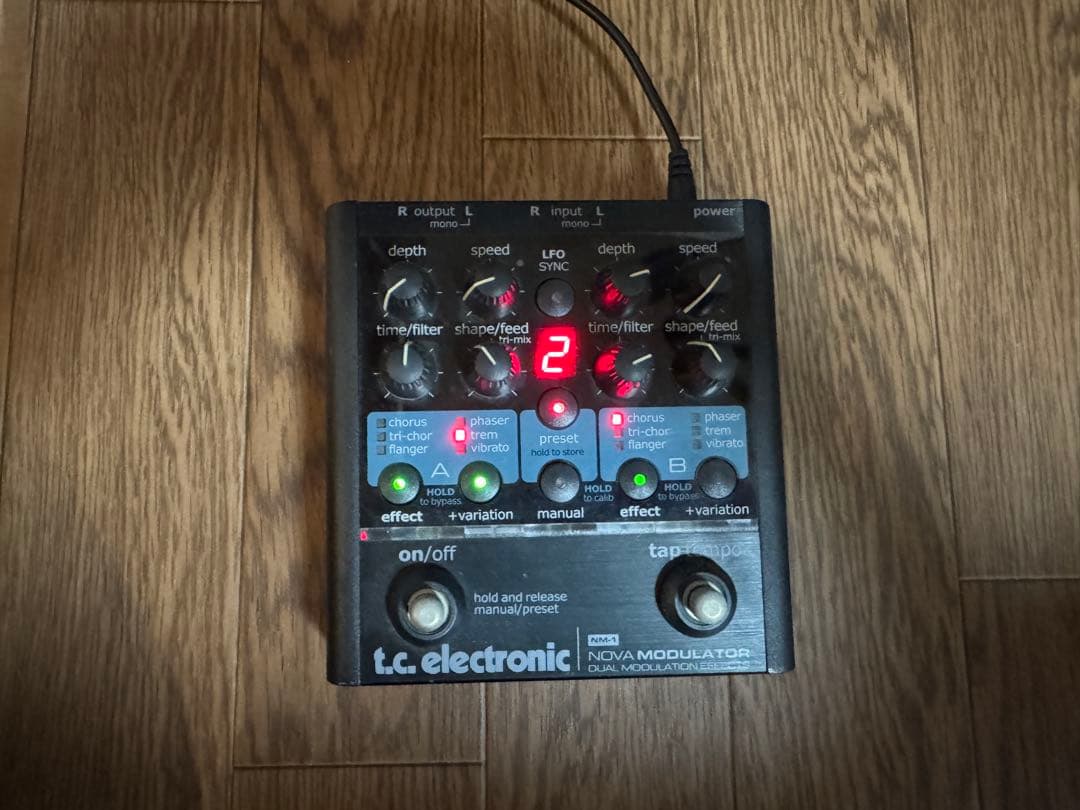 ギター t.c. electronic NOVA Modulator