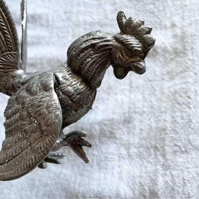 VINTAGE フランス アンティーク フランス　ニワトリ　置物　オブジェ