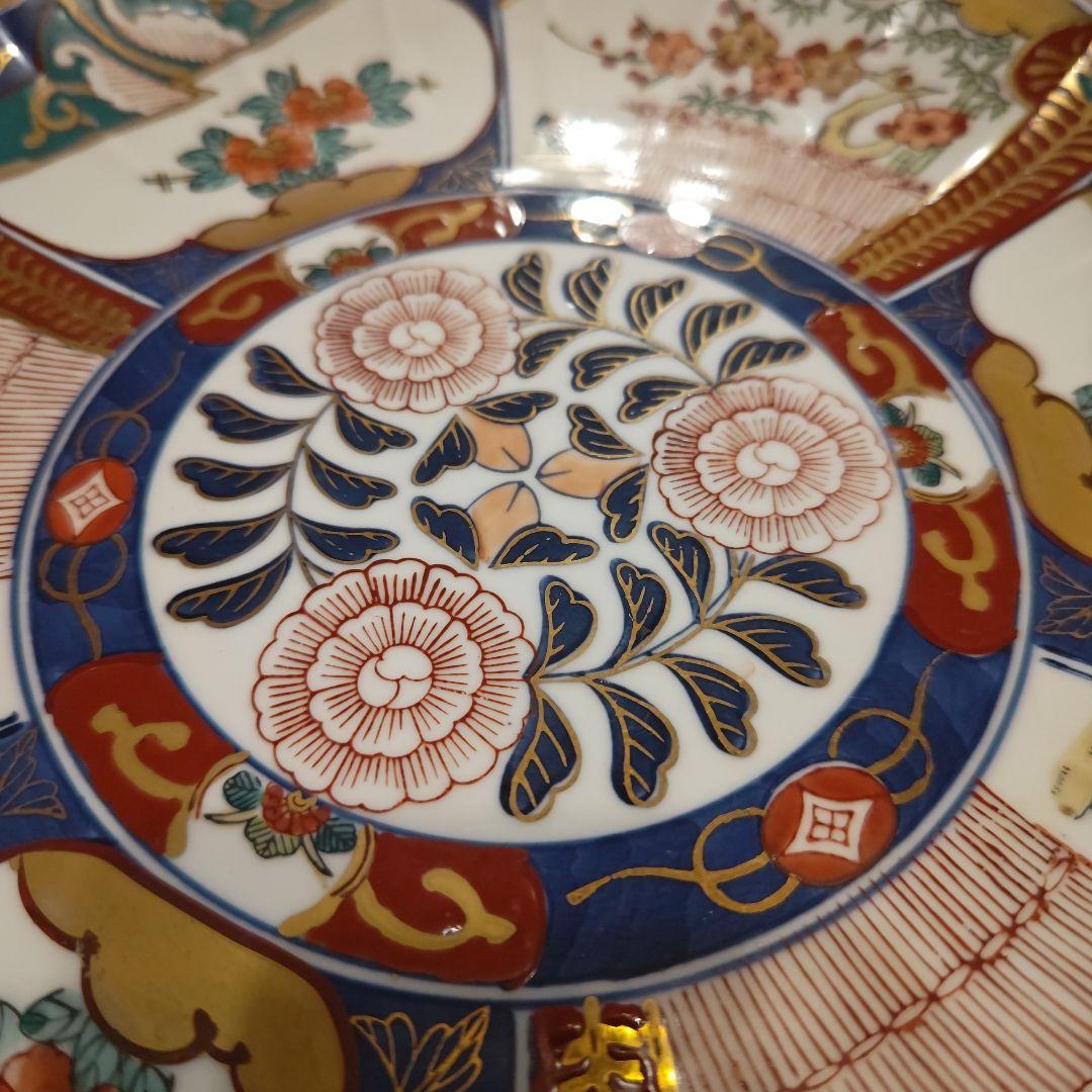 古伊万里 手描き大皿