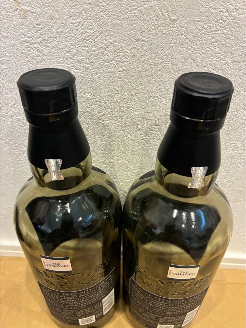 山崎18年 サントリー 空瓶 未洗浄 2本