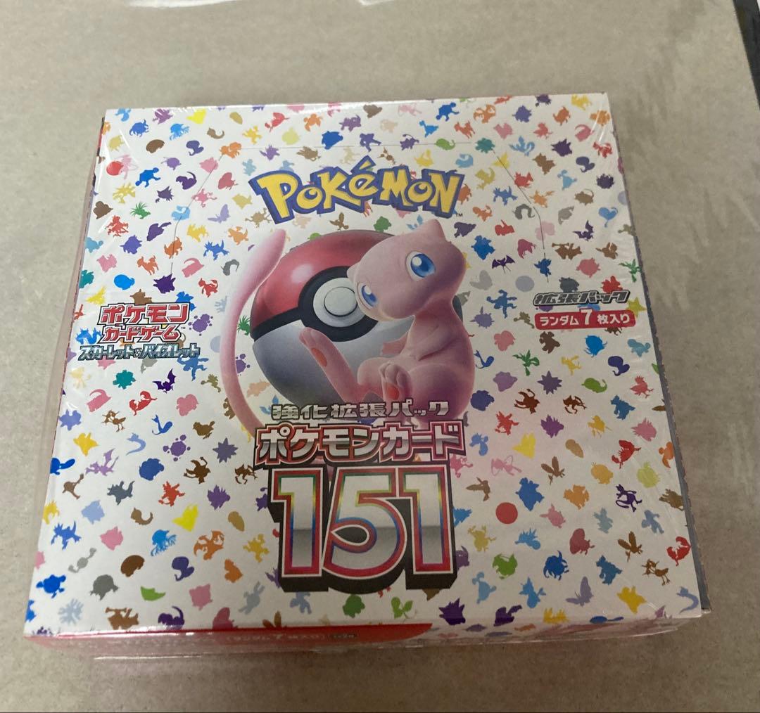 ポケモンカード151 BOX シュリンク付き未開封　 2BOX